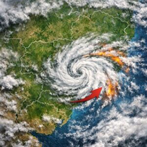 Ciclone extratropical provoca temporais e abre caminho para primeira onda de frio do inverno