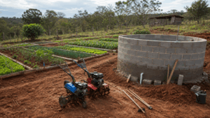 Escola agrícola em Orizona recebe máquinas e cisterna para formação de jovens rurais