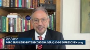 Agro brasileiro registra recorde de 28,4 milhões de empregos em 2025