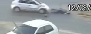 Vídeo mostra momento de acidente que matou motociclista na avenida Miguel Sutil