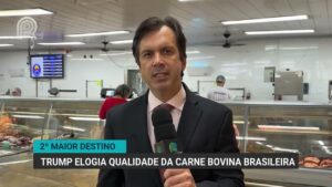 Trump elogia carne bovina brasileira e destaca importância para os EUA